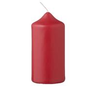 METRO Professional Lot de 12 Bougies Piliers, 100 x Ø 48 mm, Combustion: environ 21h, Rouge, Idéales pour la Maison, les Fêtes et la Restauration