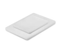 METRO Professional Lot de 2 planches à découper en polyéthylène blanc
