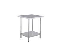 METRO Professional Table de Travail GWTS4077, Acier Inoxydable, 70 x 70 x 85 cm, Argent