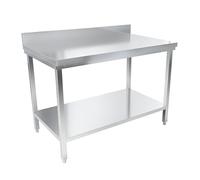 METRO Professional Table de Travail GWTS4127B, Acier Inoxydable, 120 x 70 x 85 cm, argenté