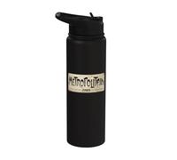 Metropolitain Paris Panneau du métro vieilli Stainless Steel Insulated Water Bottle