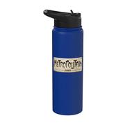Metropolitain Paris Panneau du métro vieilli Stainless Steel Insulated Water Bottle