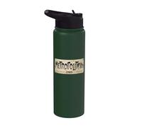 Metropolitain Paris Panneau du métro vieilli Stainless Steel Insulated Water Bottle