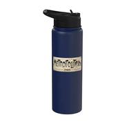 Metropolitain Paris Panneau du métro vieilli Stainless Steel Insulated Water Bottle