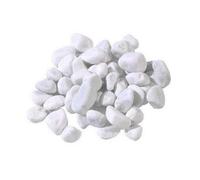 Metroquadrocasa Lot de 25 kg de galets en marbre blanc, décoration d'intérieur et extérieur, différentes dimensions 15/25 mm