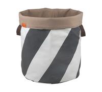 Mette Ditmer Diagonal tvättkorg Ø40x50 cm Dark grey-off-white
