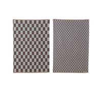 Mette Ditmer Mini-Max torchons de cuisine. lot de 2 Marron. 50x70 cm