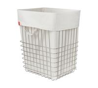 Mette Ditmer Panier de rangement Store-it avec sac en coton. large Chrome