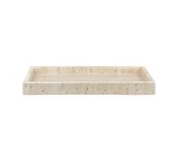 Mette Ditmer Plateau décoratif Travertine 16x31 cm Linen