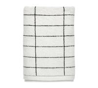 Mette Ditmer Serviette d'invité Tile Stone 38x60 cm. lot de 2 Black-Off-white