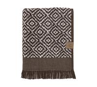 Mette Ditmer Serviette Morocco 50x90 cm Chocolat-blanc cassé
