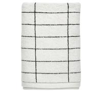 Mette Ditmer Serviette Tile Stone 50x100 cm Noir-off white