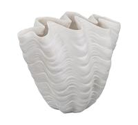 Mette Ditmer Vase Shell Petit. 22 cm. white
