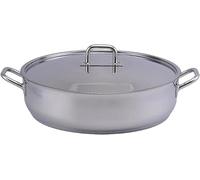 METTMANN PROFESSIONNEL Maître D'Hôtel Sauteuse/Sautoir en Acier Inoxydable - Compatible avec Cuisinière à Induction (50CM)