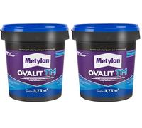 METYLAN Ovalit TM, Colle pour revêtements muraux, colle prête à l'emploi pour textiles muraux et toile de verre- Pot 750g (Lot de 2)
