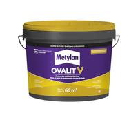 METYLAN Ovalit V, Colle prête à l'emploi pour revêtements à peindre, toiles de verre, voile de verre, intissés- Seau 10 kg
