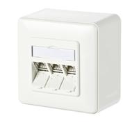 METZ CONNECT C6Amodul 3 ports 180°M AP blanc pur