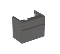 Meub. bas Geberit Smyle Square pour lavabo avec 2 tiroirs 73.4x61.7x47 Gris mat - GEBERIT 500.353.JK.1