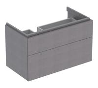 Meub. bas Geberit Xeno² 2 tiroirs plage dépose droite 88x53x46.2 Gris scultura - GEBERIT 500.515.43.1