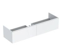 Meub. bas Geberit Xeno² pour lav minéral 2 tiroirs 159.5x35x47.3 Varicor blc - GEBERIT 500.346.01.1