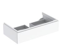 Meub. bas Geberit Xeno² pour lavabo 1 tiroir 88x22x46.2 Blanc brillant - GEBERIT 500.508.01.1