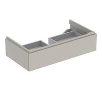 Meub. bas Geberit Xeno² pour lavabo avec 1 tiroir 88x22x46.2 Greige Laqué mat - GEBERIT 500.508.00.1