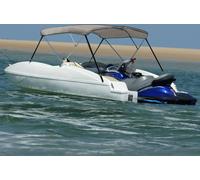 Meuble 3-Bow Bimini-Top Gris 182x184x136 cm - Bâches & toiles de protection 94800