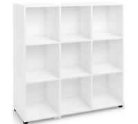 Meuble 9 cases - Casier de bureau individuel Flex?Office - H.121 x L.119 x P.40 cm. - Blanc