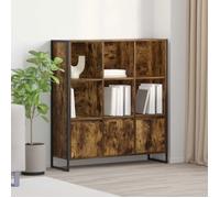 Meuble a casier - meuble a case Vidaxl Bibliothèque 2 pcs Chêne Fumé 99,5 x 30 x 108 cm