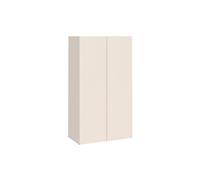 Meuble à chaussures 2 portes laqué beige poudré - PAVEL -