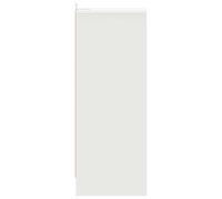 Meuble à chaussures 31,5x35x90 cm Blanc Bois | 6 Compartiments, Durable, Solide, Sol ou Mural, Pour Chambre et Couloir
