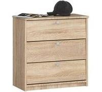 Akord Petite Armoire À Chaussures 3 Portes Basculantes Chêne Sonoma 60X31X62