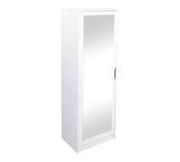 Meuble à Chaussures avec Miroir ""Lilo"" 189cm Blanc