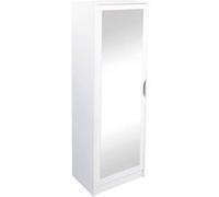 Meuble à Chaussures avec Miroir ""Lilo"" 189cm Blanc