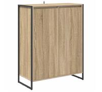 vidaXL Cabinet à chaussures Sonoma 79 x 36 x 100 cm Bois d'ingénierie