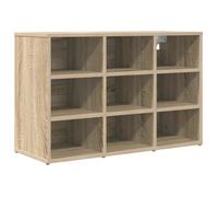 Meuble à chaussures moderne - vidaXL - Chêne sonoma - 77,5x30x51 cm - Bois multicouche - Rangement spacieux