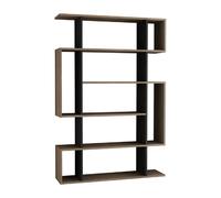 Meuble à étagères bois et anthracite KIRJA