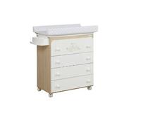 Meuble à langer Happy Bois/Blanc Poids Beige