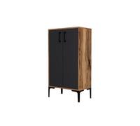 Concept Usine – Meuble à rangements Yanka – Style industriel – Marron