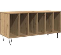 Meuble à vinyles Bois ancien 100 x 38 x 48 cm Bois d'ingénierie