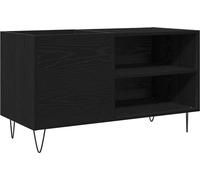 Meuble à vinyles Chêne noir 85 x 38 x 48 cm Bois d'ingénierie