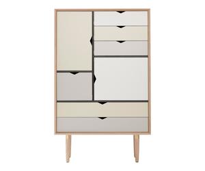 Meuble Andersen S5 Armoire en Chêne Traité Au Savon/ Sable