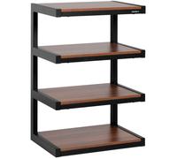 Norstone Meuble Hi‑Fi Esse – Noir et Noyer