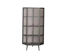 Meuble Bar D'angle Armoire d'angle en verre salon simple | Triangle de casier