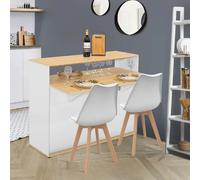 Meuble Bar Vito - Bois Blanc