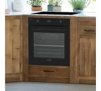 Meuble bas de cuisine en bois et marbre