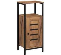 kleankin - Meuble de salle de bain - Panneaux de particules - 37x30x85cm - Marron