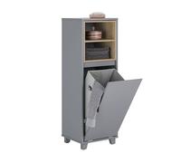 SoBuy Meuble Bas Salle de Bain - Gris