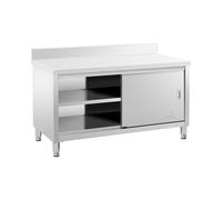 Meuble bas inox - ECO - 150 x 70 cm - 600 kg - Dosseret - Royal Catering
