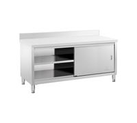 Meuble bas inox - ECO - 180 x 70 cm - 600 kg - Dosseret - Royal Catering